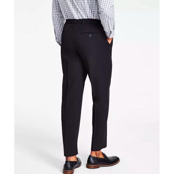 Nautica Men's Black Performance Bi Stretch Modern Fit Dress Pants 34•30 - Picture 3 of 8